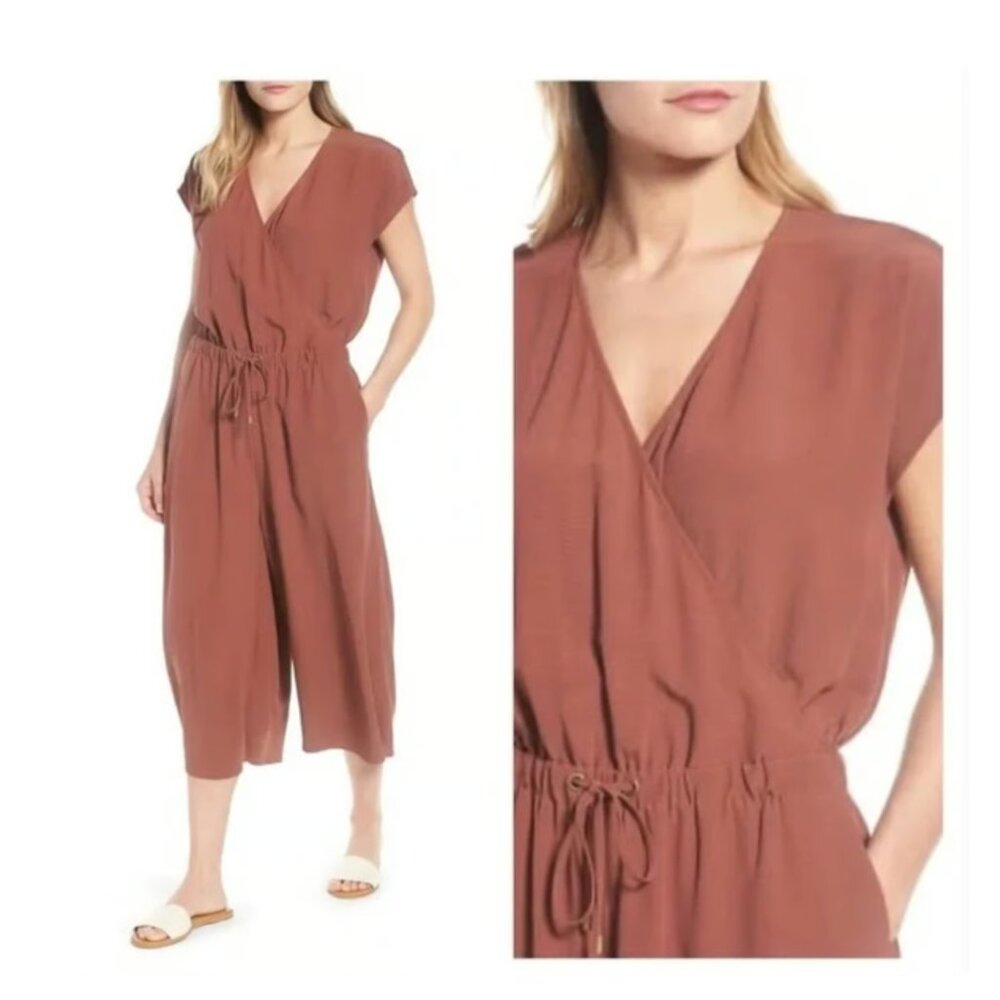Eileen Fisher Rust Jumpsuit